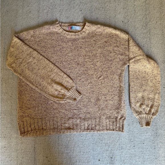 Free People Speckled Knit Set in Beige and Red - Picture 12 of 16